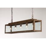 Pharmacy style pendant light fitting.