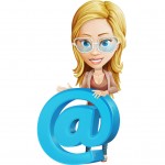 Cartoon Twitter character