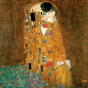 The Kiss by Gustav Klimt
