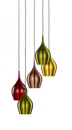 Vibrant 5 Light Pendant