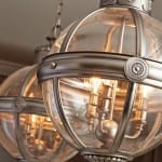 Large Globe Lantern Light Fitting