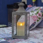 Flameless Candle in Lantern