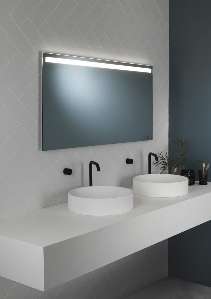 bathroom mirror with light
