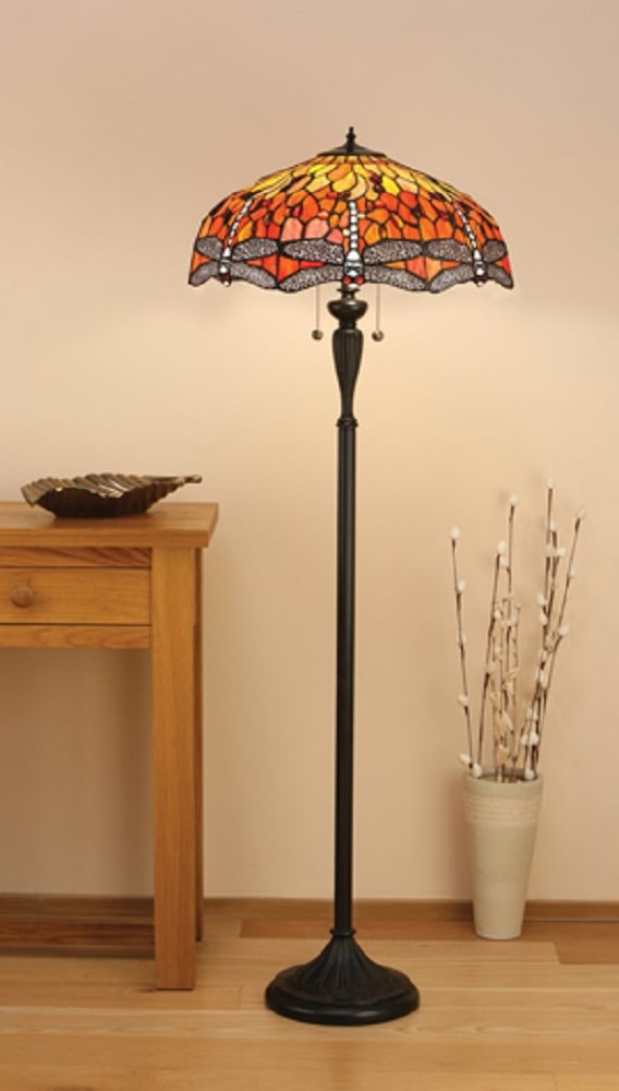flame dragonfly floor lamp