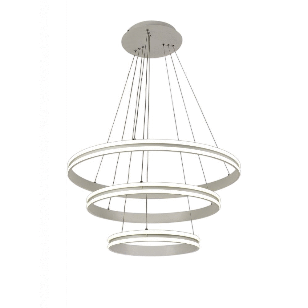 Linspiration Lighting HOOPLA Ultra Modern LED Pendant Light in Matt White