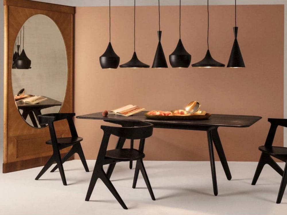 Tom Dixon BEAT Black Range Linear Pendant Light Bar