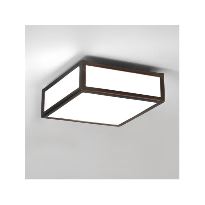 Bathroom ceiling lights.