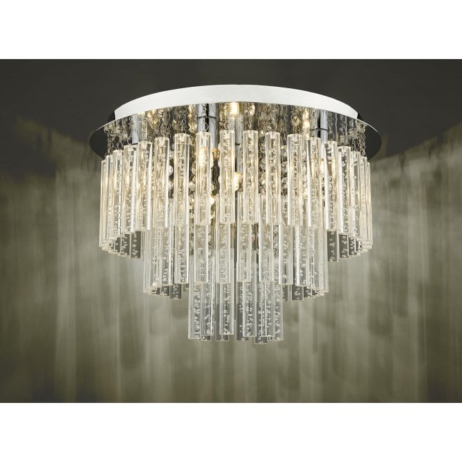 Bathroom chandeliers.