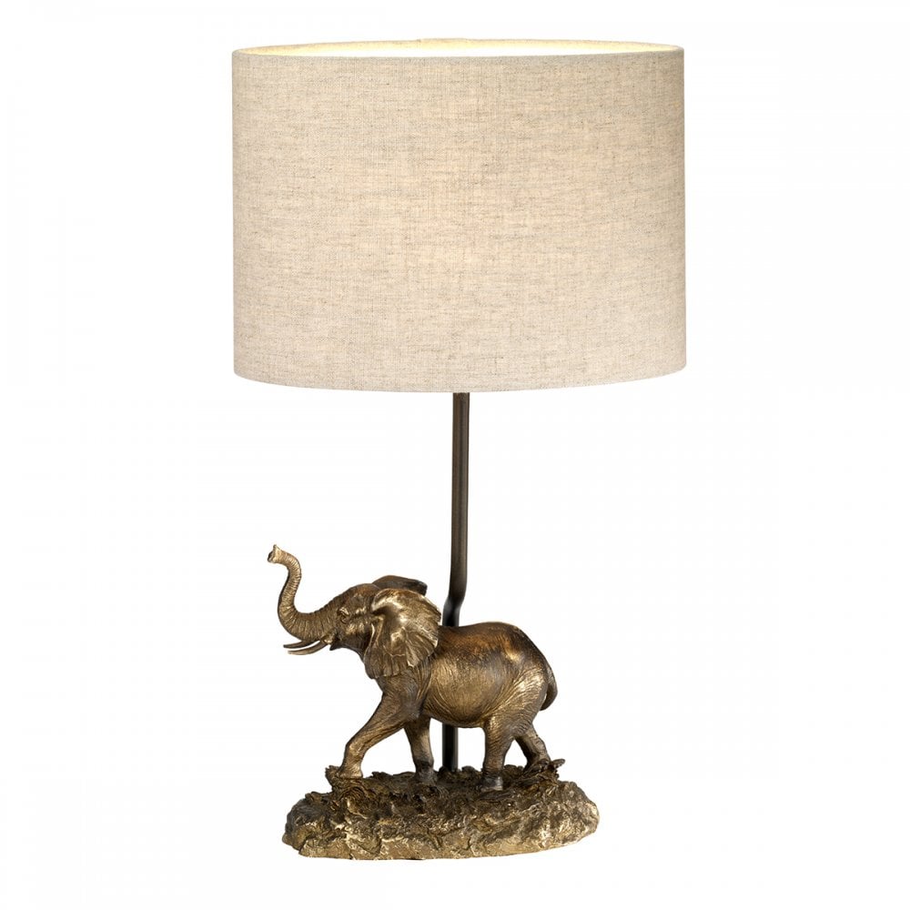 Elephant table lamp.