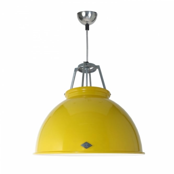 Retro colour ceiling pendant light.