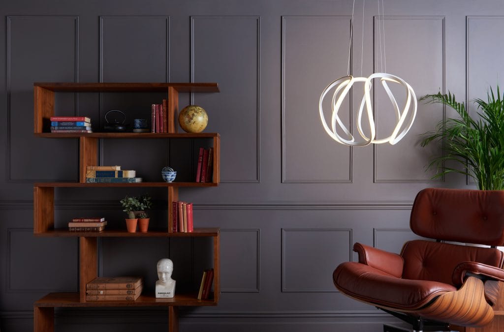 LED ceiling light.