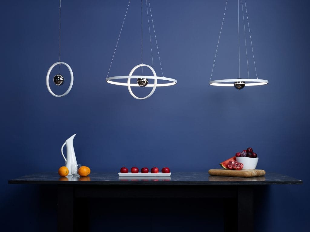 LED ceiling light.