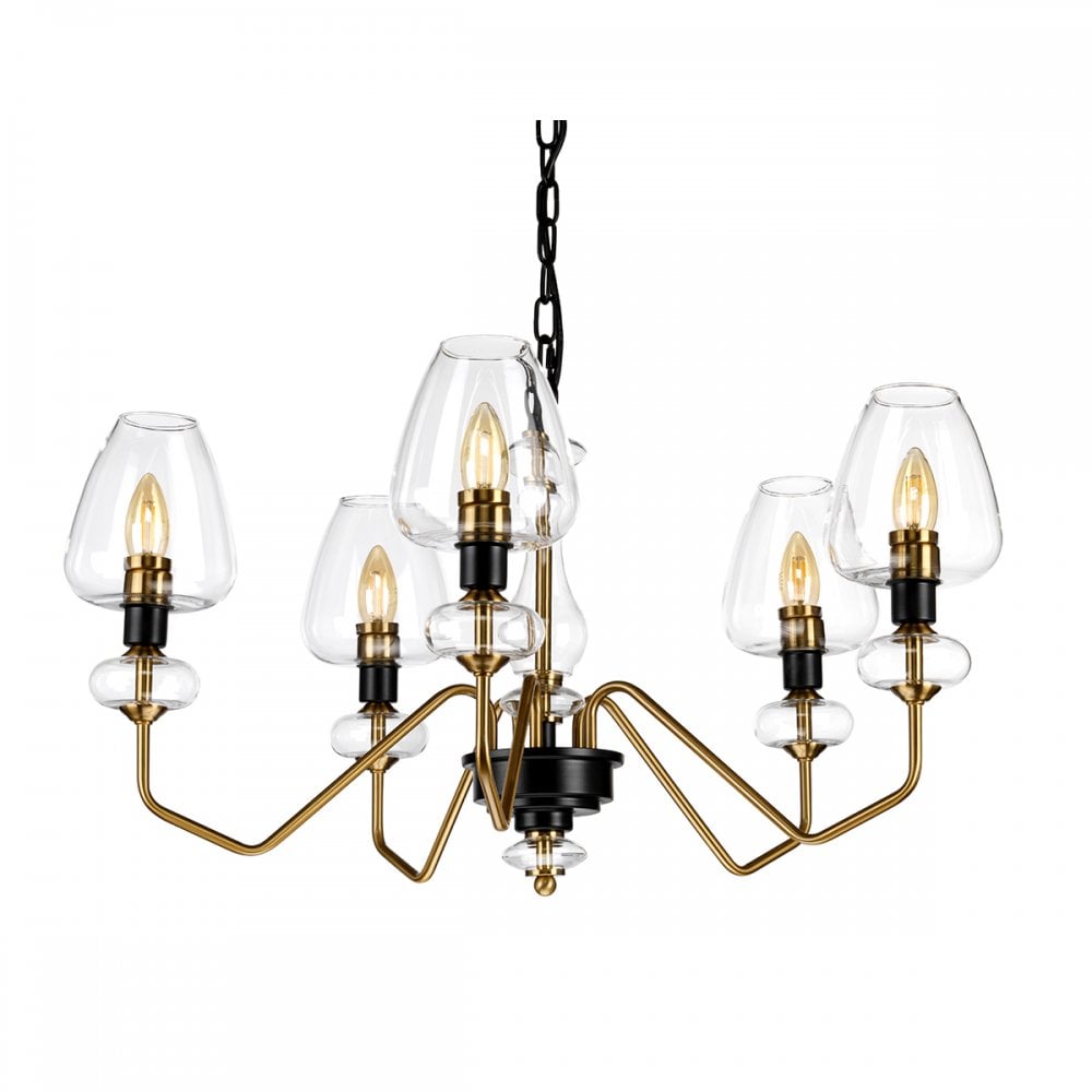 Modern chandelier.