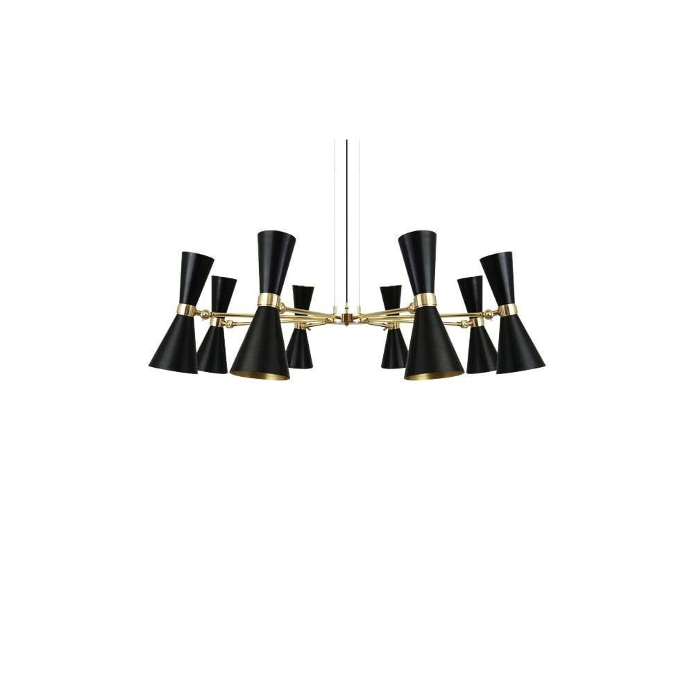 Modern chandelier.