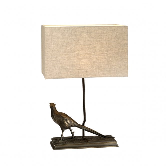 Bird table lamp.