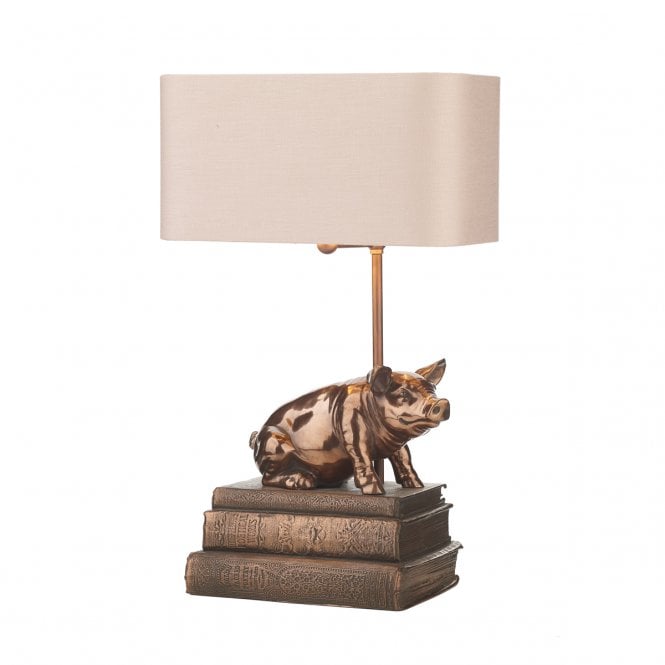 Pig table lamp.