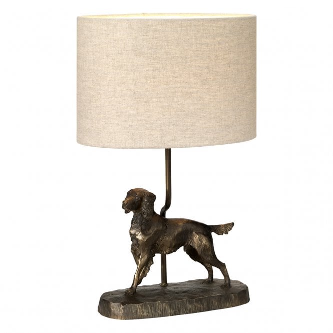 Dog table lamp.