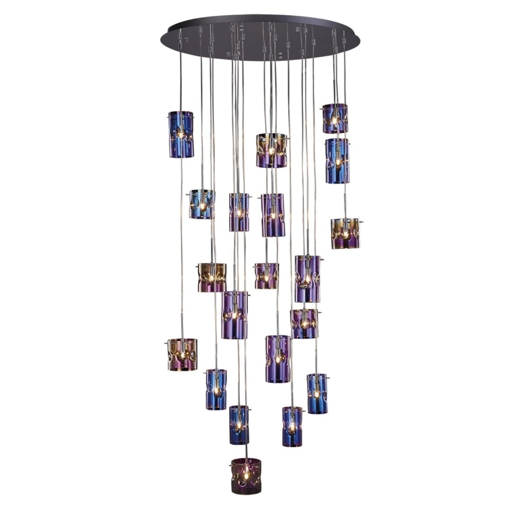 Cluster ceiling light.