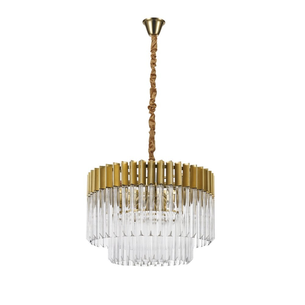 Bedroom chandelier.