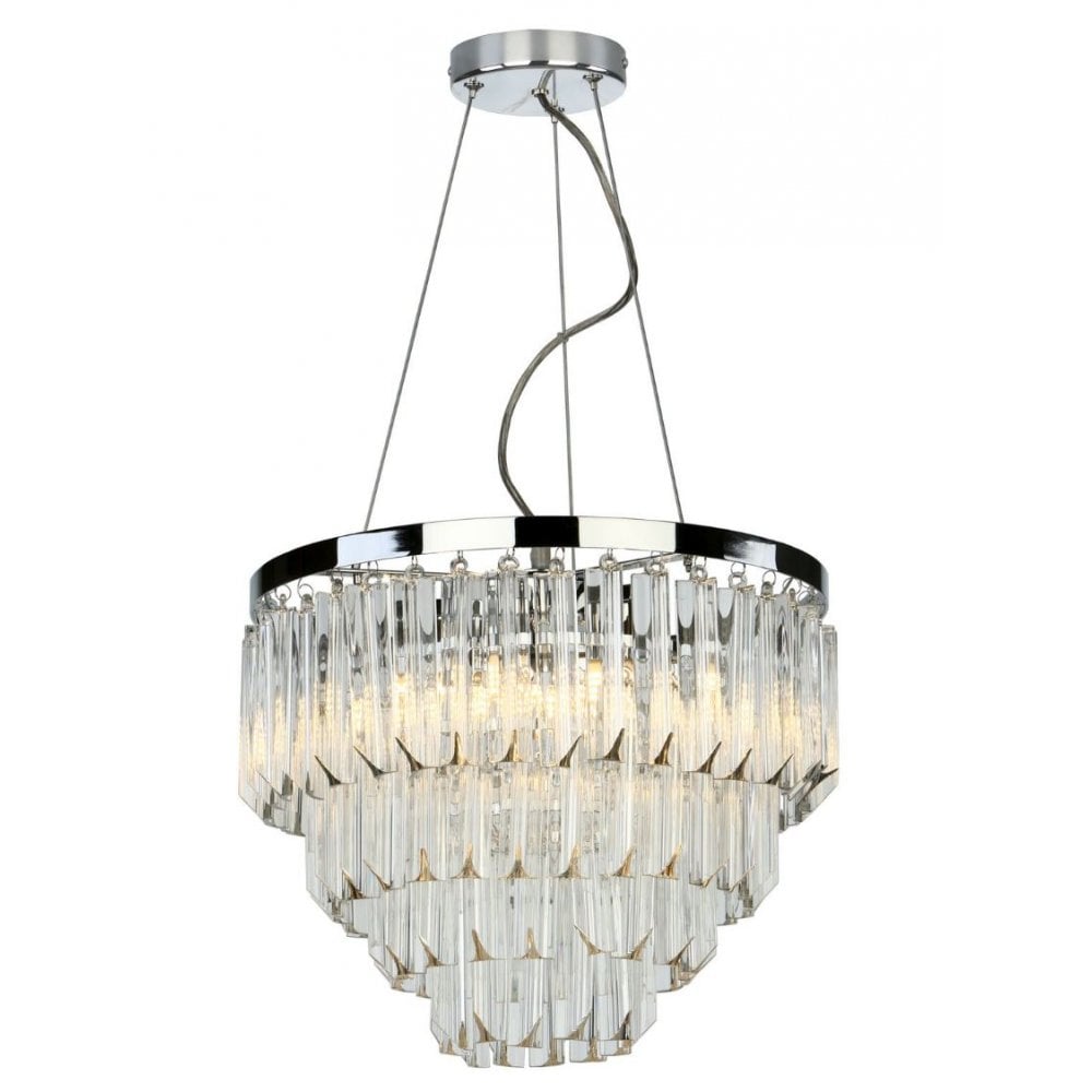 Chandeliers.