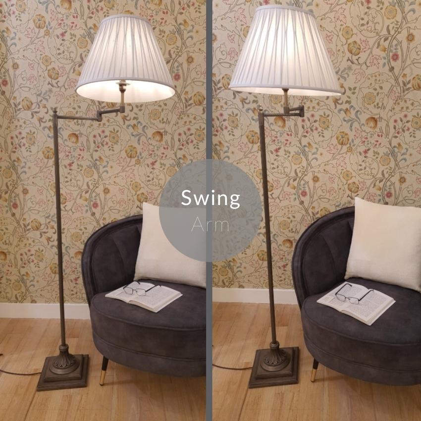 Swing Arm Floor Lamps | Lighting Company UK