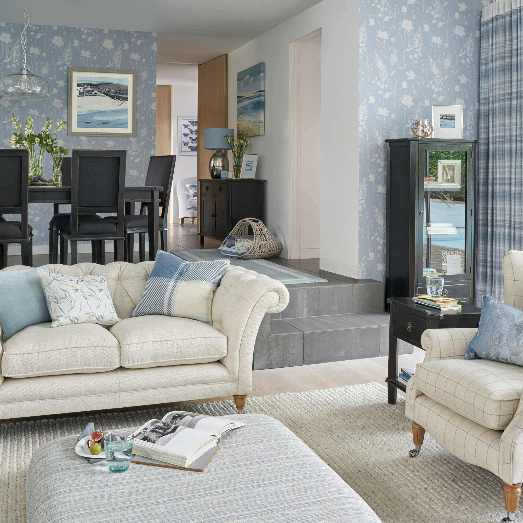 Open plan living room