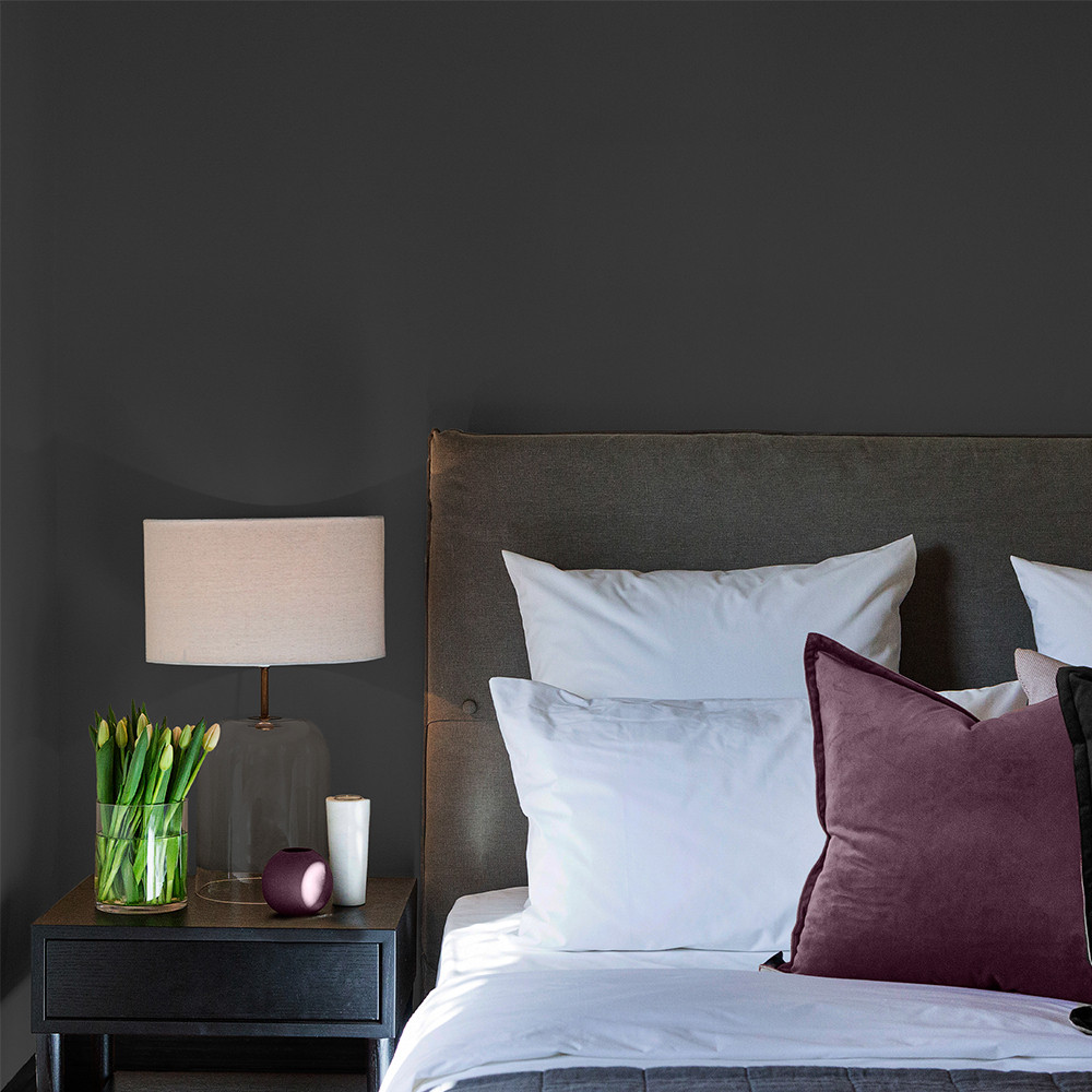 dark small bedroom