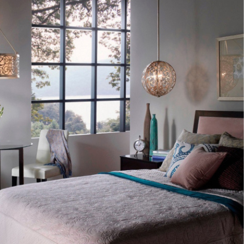 dark cosy bedroom