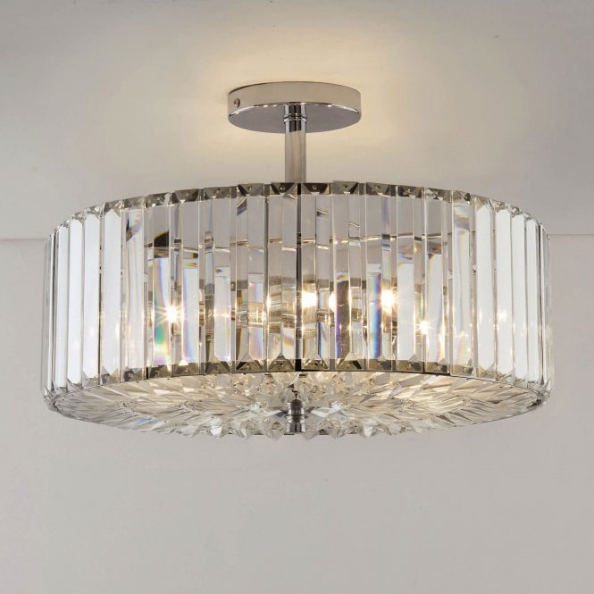 Flush Chandelier for Low Ceilings