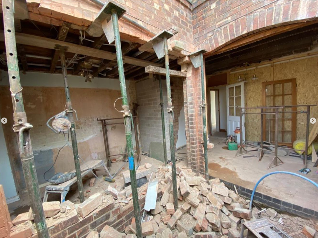 outside house renovation project