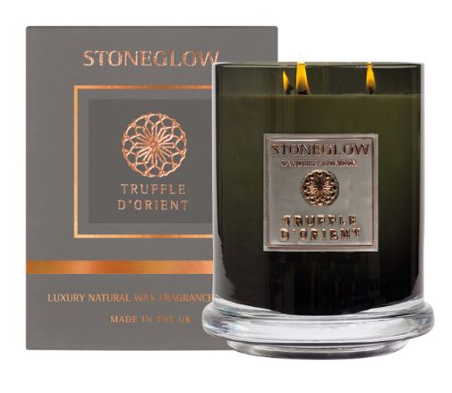 Stone glow candle