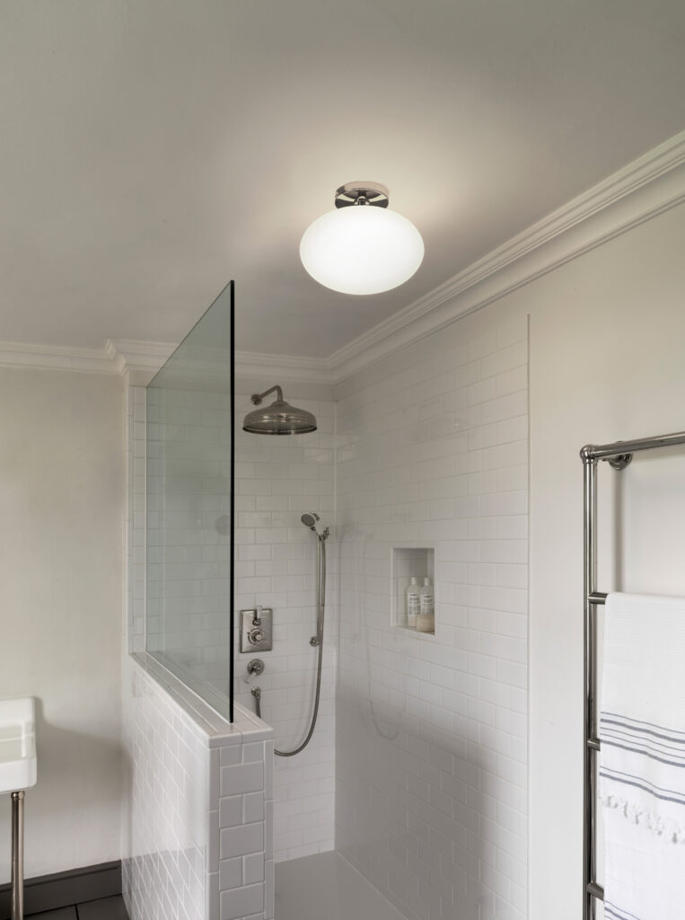 frosted glass bathroom ceiling light