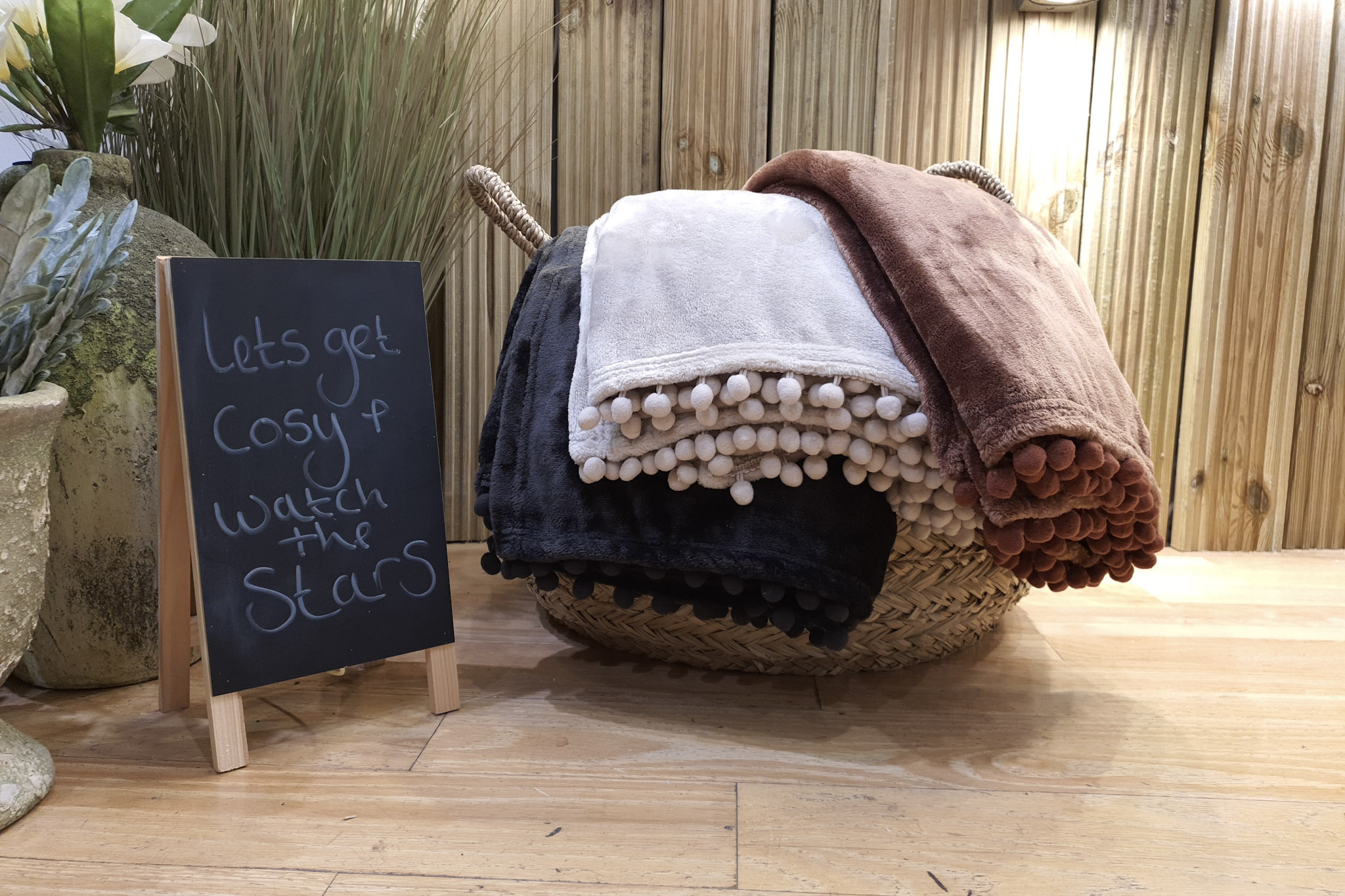 Cosy throw