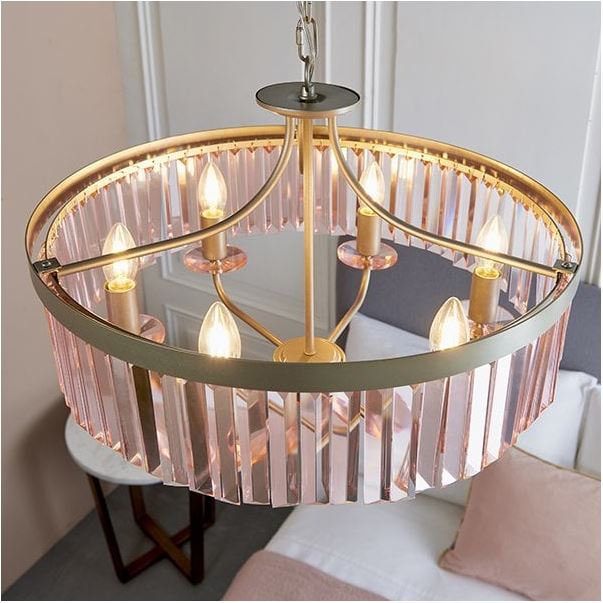 Pink Chandelier