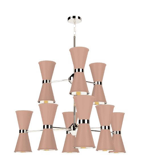 Pink Chandelier