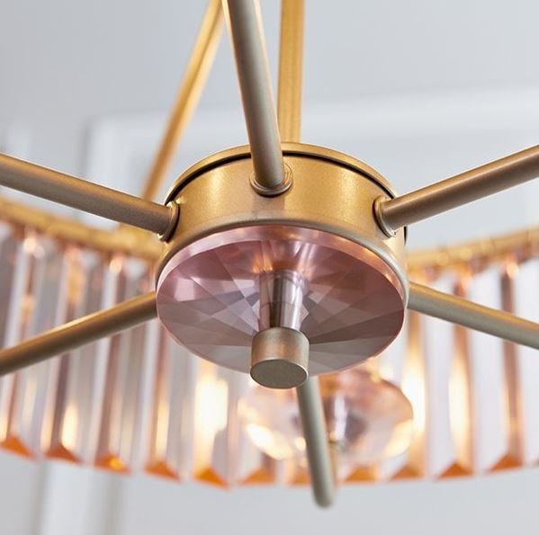 Pink Chandelier