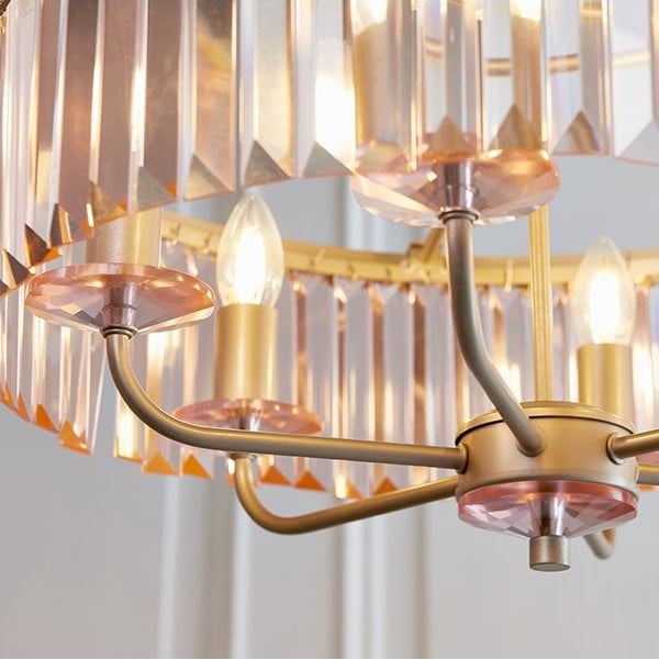 Pink Chandelier