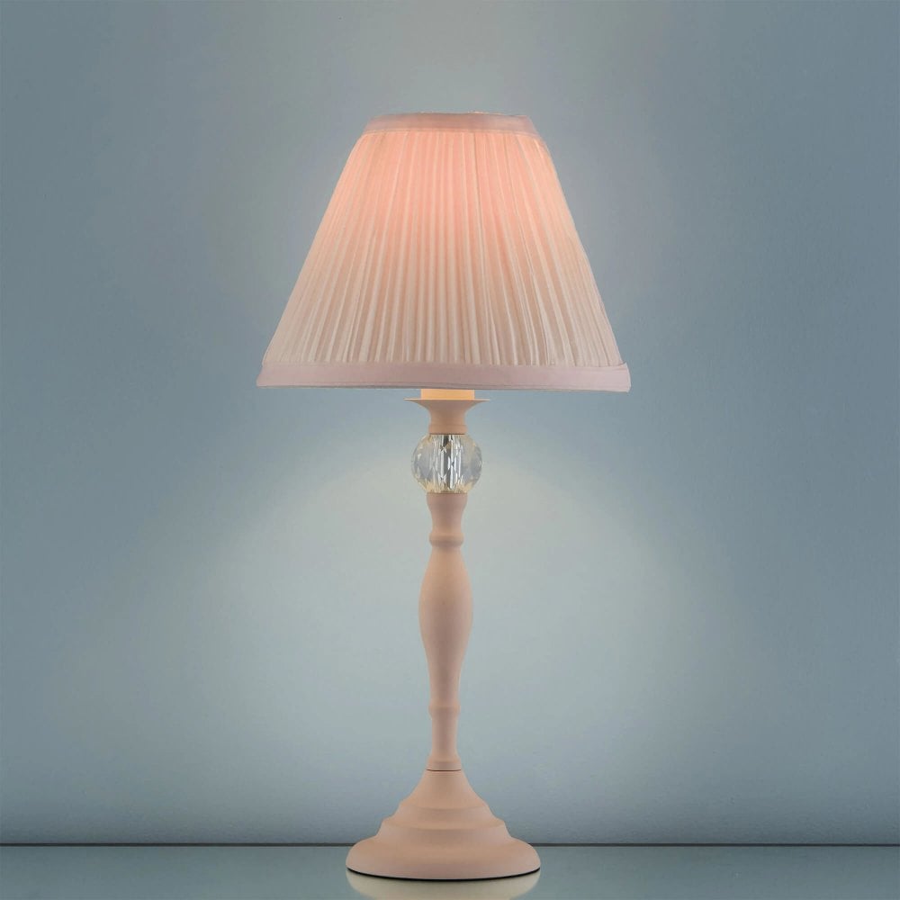 Pink table lamp
