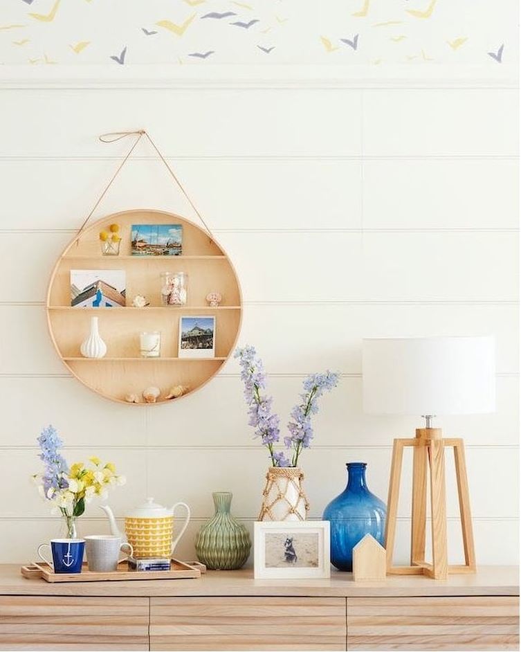 table and floor lamp