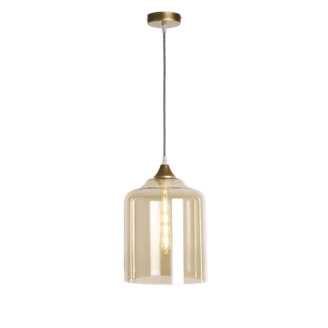 Easy fit glass shade