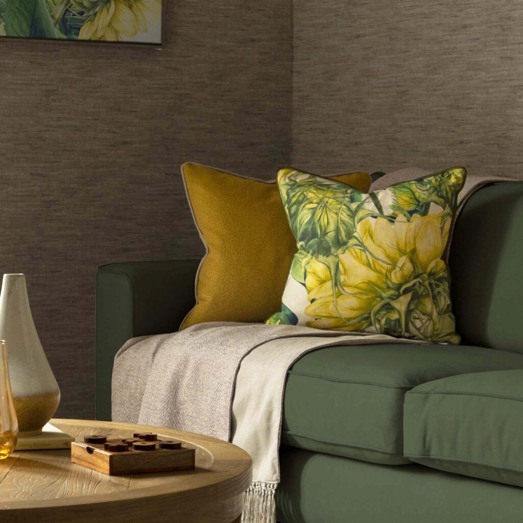 Floral cushions