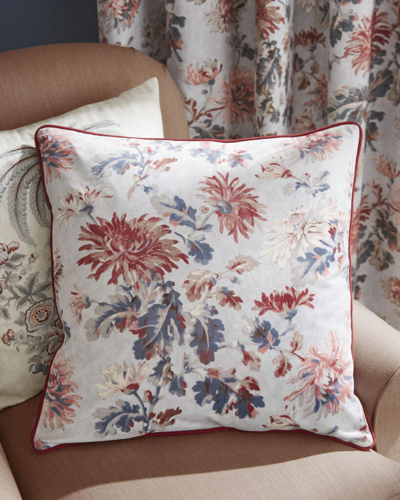 Floral cushions