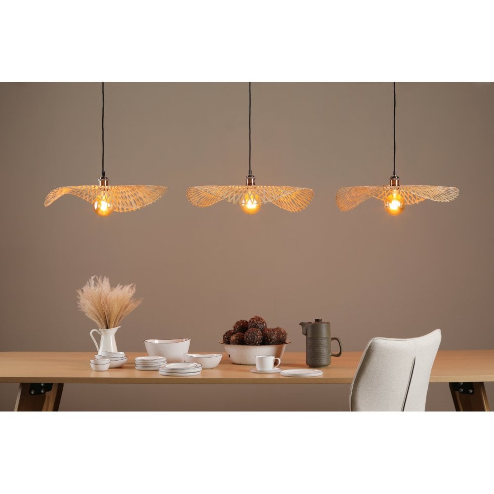 ceiling lights made from plant based materials