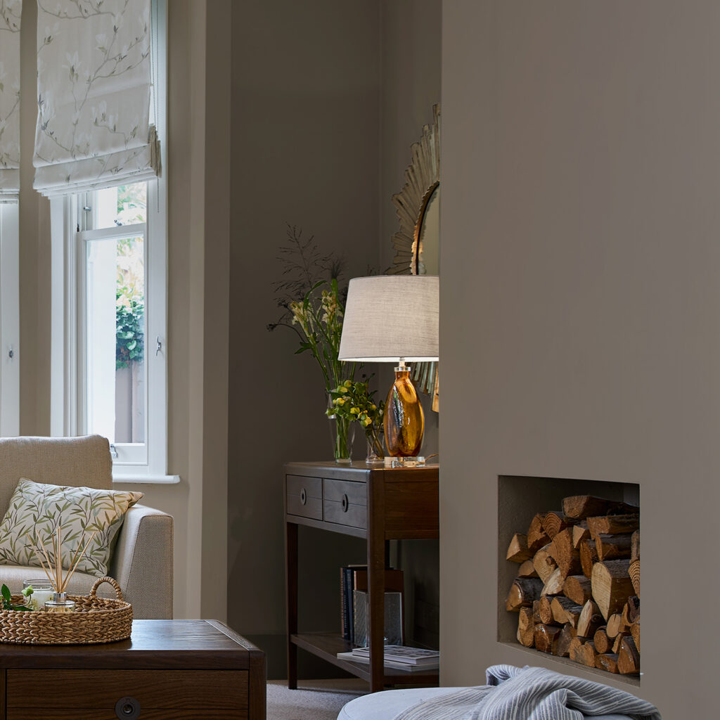 living room with Laura ashley paint
