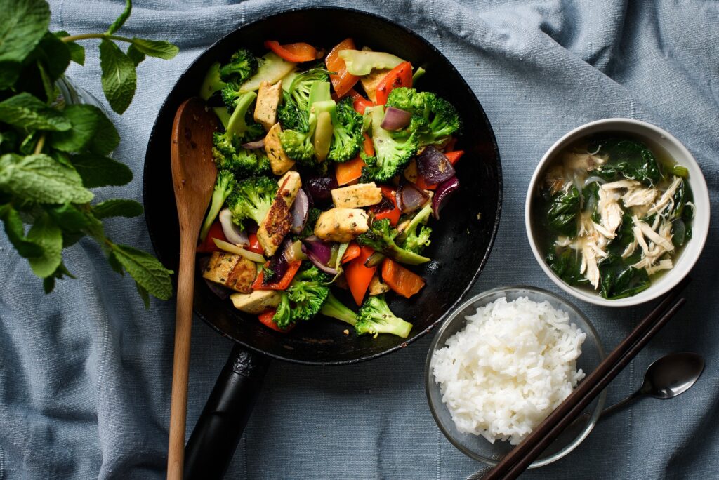 Vegan BBQ dishes