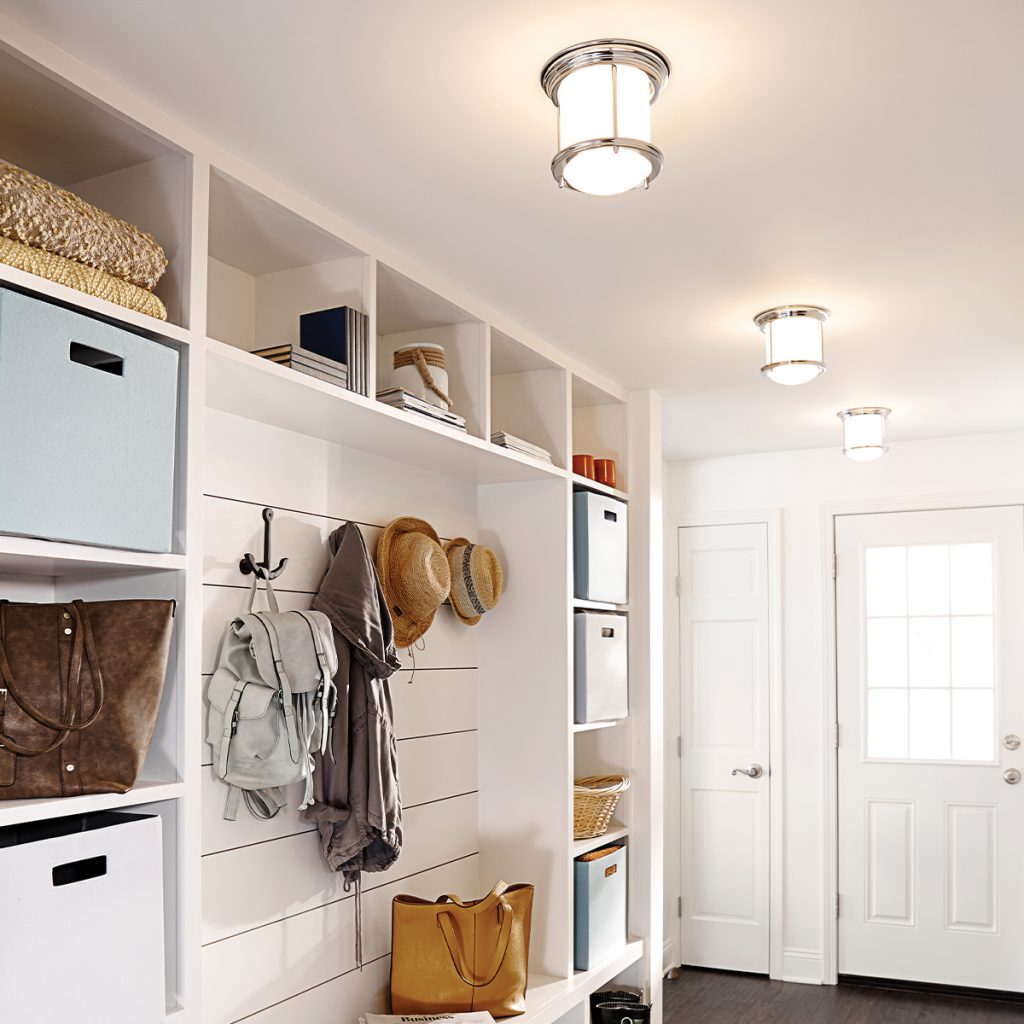 Flush ceiling lights for hallways