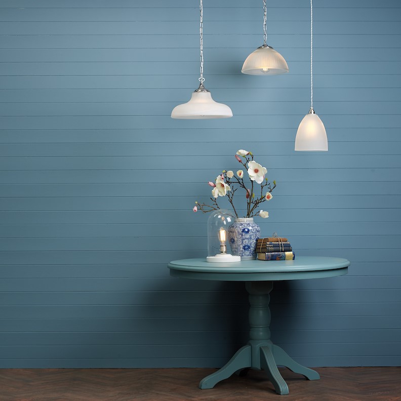 ribbed frosted glass ceiling pendants made in the uk
