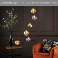 Multicoloured glass mix and match ceiling light