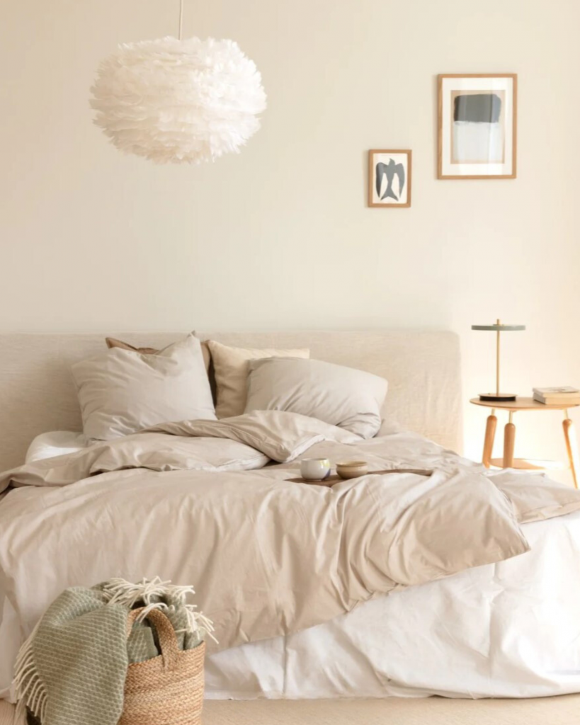 white feather shade
