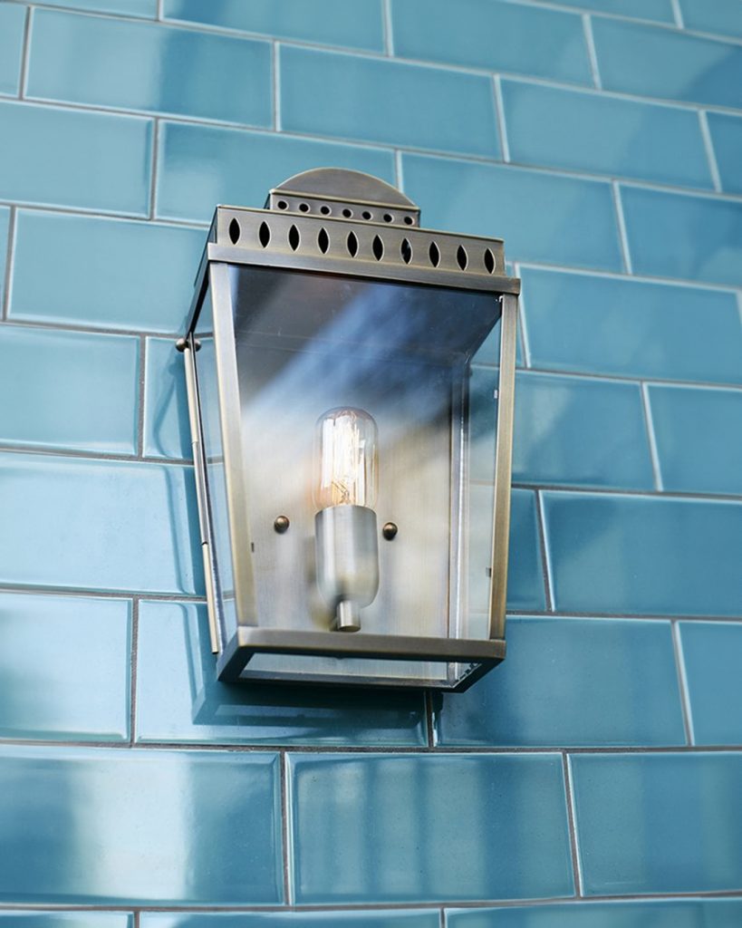 Georgian home outdoor lighting